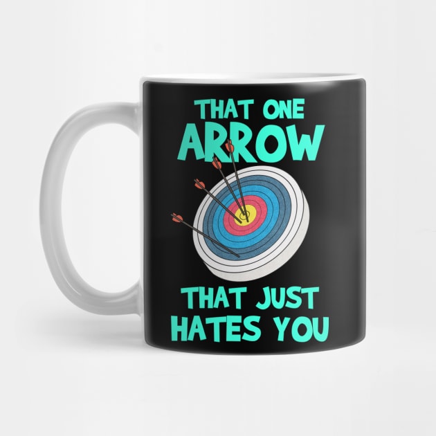 That One Arrow Archery Gift Product Archer Print by Linco